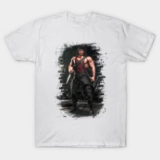 Mortal Kombat 11 Rambo Print - 57212130 T-Shirt